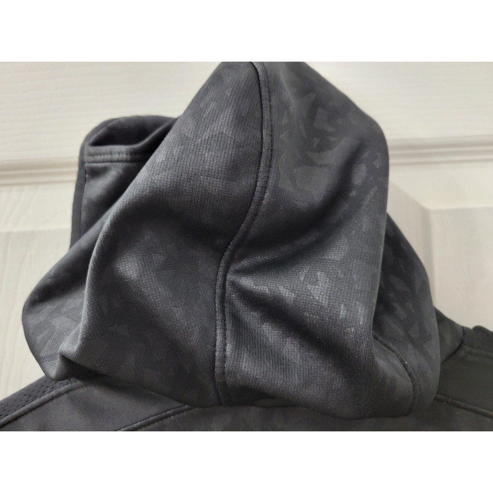 Nike Therma-Fit Jacket Mens Medium Black Hooded Football Full Zip Training - Picture 5 of 6
